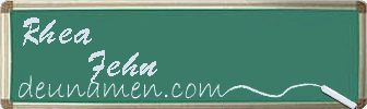 Rhea Fehn Visitenkarte